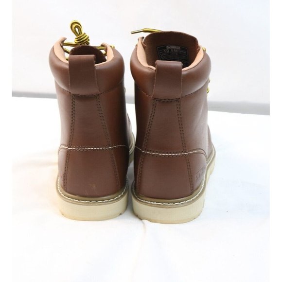 Men's Brown Waterproof Work Boots Rockingham PT, Slip Resistant, 10.5 Medium - Picture 5 of 8